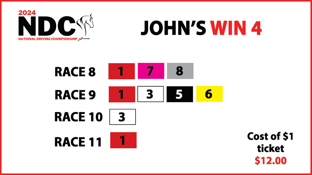 John Rallis' Win 4 ticket